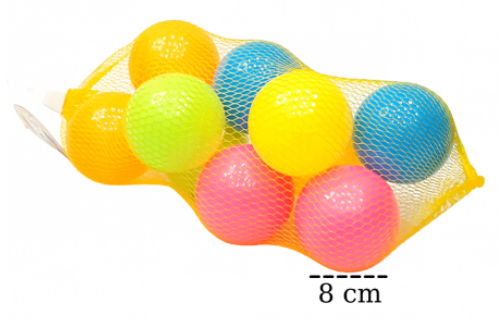 Bóng to HT25 8 cm 10 quả